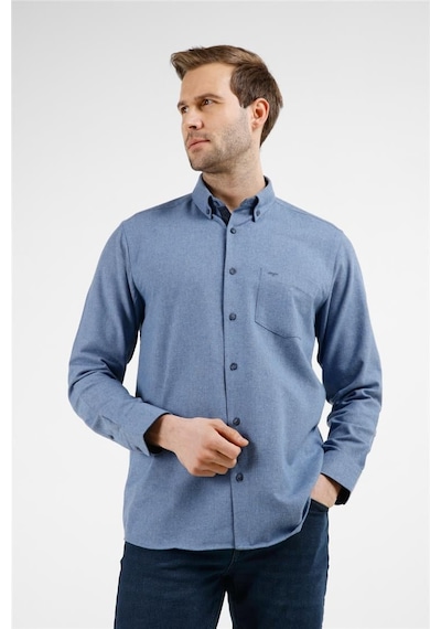 İmza Koyu Mavi Düğmeli Yaka Uzun Kol Cepli Comfort Fit Pamuklu Gömlek 1004255234 Koyu Mavi İmza Koyu Mavi Düğmeli Yaka Uzun Kol Cepli Comfort Fit Pamuklu Gömlek 1004255234 Koyu Mavi