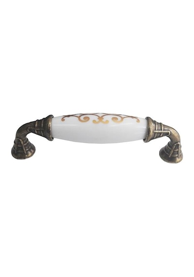 Ennalbur Porselen Kulp Antik Sarı 96 Mm Bej
