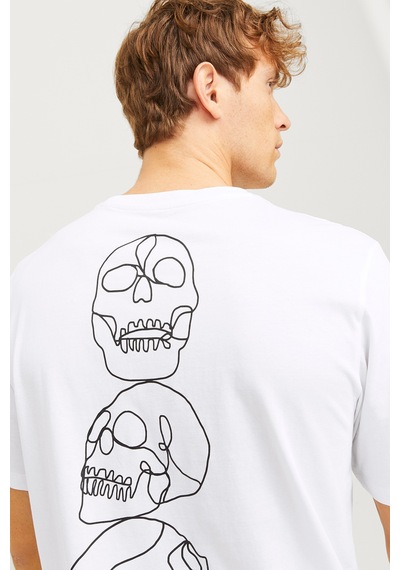 Jack & Jones Jjbrown Erkek T-shirt 12271365 White