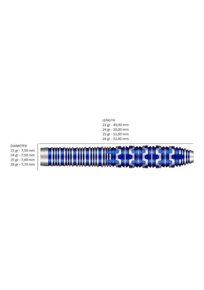 Shot Badlands Tova Tungsten Çelik Uçlu Dart Oku 23