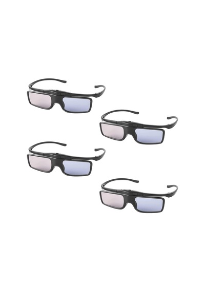 Rf 3d Gözlük, 3d Shutter Gözlük Şarj Edilebilir Rf 3d Tv'ler Ve Projektörler İçin Uygundur Tdg-bt500a, Ssg-5100gb, An3dg40, 4'lü Paket