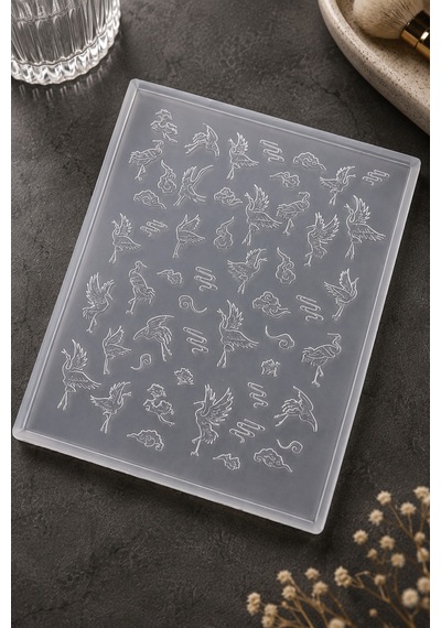 Nail Art Silikon Kalıp 3d Nail Art Desen Kalıbı, Tırnak Süsleme Desen Charm Tırnak Çarm 110
