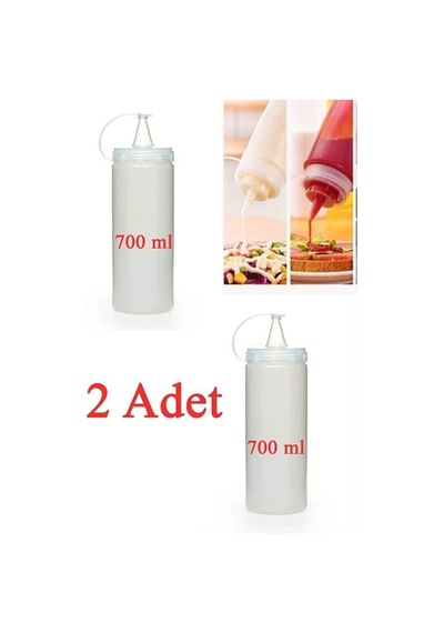 2 Adet Masterchef Yağlık Sirkelik Sosluk Kapaklı 700 Ml Yağdanlık % 100 Yerli Üretim Gri Diğer
