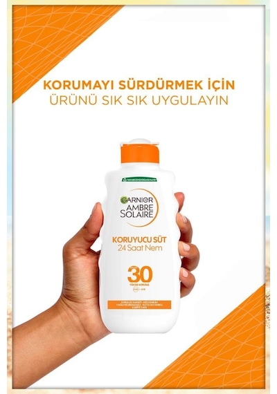 Garnier Ambre Solaire Güneş Kremi Koruyucu Süt SPF 30 200 ML