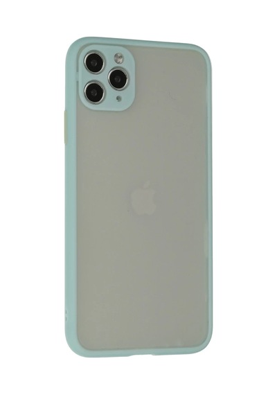 Apple İphone 12 Pro Max Kılıf Montreal Silikon Kapak - Turkuaz 0.2M-Çok Renkli