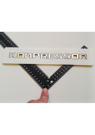 B150 Uyumlu Kompressor Krom Bagaj Yazısı 3m 3d Abs