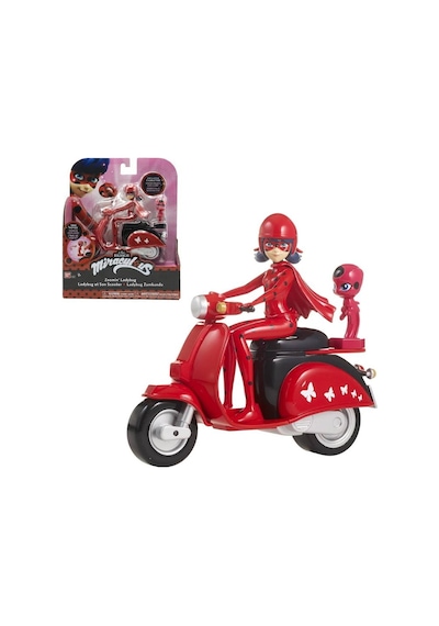 Miraculous Zooming Ladybug And Scooter Figür