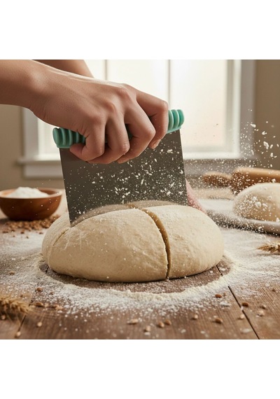 Hamur Kazıyıcı Ve Kesici Paslanmaz Çelik Spatula Pasta Ve Kek Şekillendirme Aparatı Çok Renkli