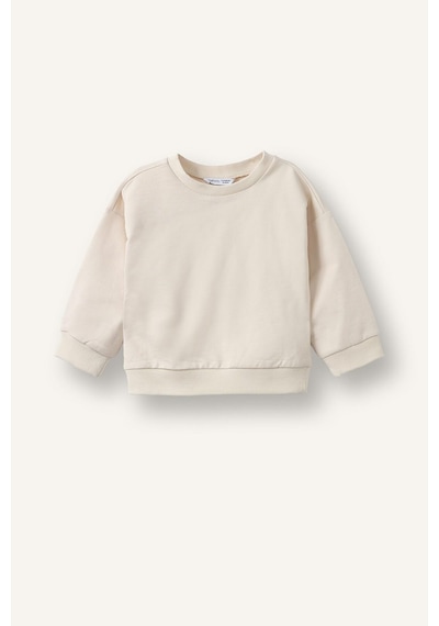 Defacto %100 Pamuk Regular Fıt Bisiklet Yaka Basic 2li Sweatshirt Set Erkek Bebek H8400a526auar31 Antrasit-ar31