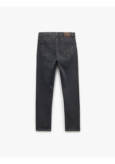 Koton Pamuklu Normal Bel Slim Fit Jean Pantolon - Brad Jean İndigo Stone 7wam40001nd İndigo - Taş Koton Pamuklu Normal Bel Slim Fit Jean Pantolon - Brad Jean İndigo Stone 7wam40001nd İndigo - Taş