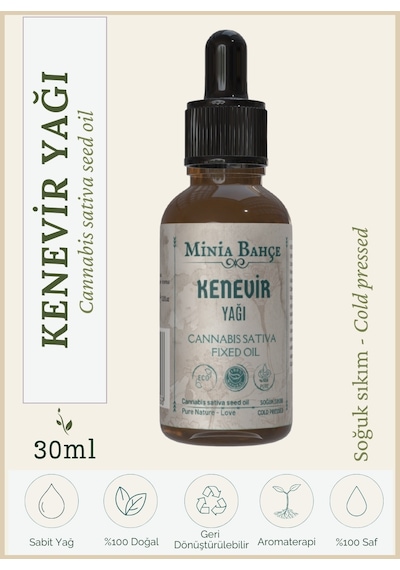 Kenevir Sabit Yağı, %100 Saf, 30 Ml 30 ML