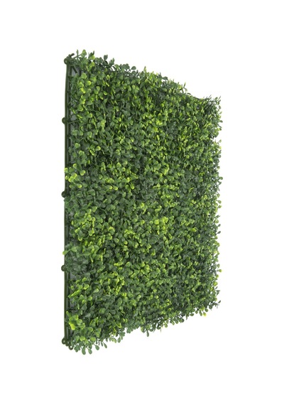 Yapay Çiçekçiniz Uv Katkılı Şık Ve Modern Yapay Duvar Paneli Şimşir