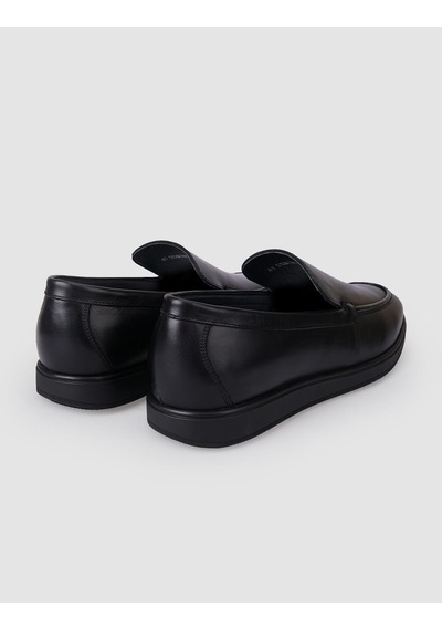 Cabani Teratas %100 Hakiki Deri Siyah Erkek Loafer