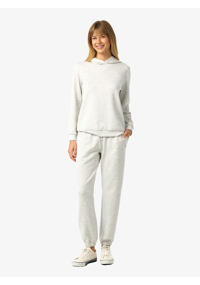 Blackspade Kadın Sweatshirt 60673 - Gri Melanj