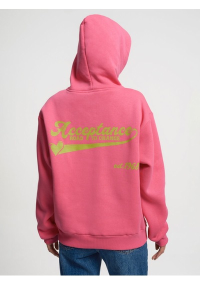 Loft Loose Fit Kadın Sweatshirt Fuşya