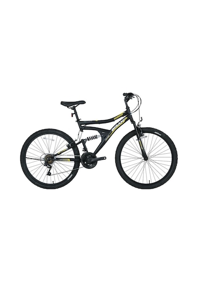 BİSAN MTS 4300 ERKEK DAĞ BİSİKLETİ 40CM V 26 JANT 21 VİTES MAT SİYAH SARI - 26