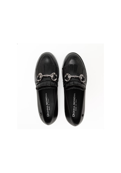 Vernice Nero Oxford Klasik Kadın 844859ds Donna Serena 4859 Vernıce Nero Siyah