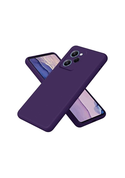 Durukar Poco X5 Pro 5g Nano İçi Kadife Silikon - Mor