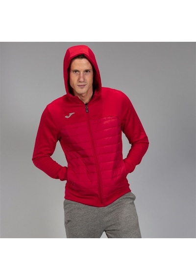 Joma Berna Jacket - Erkek Kırmızı Kapüşonlu Sweatshirt - 101103.6 Kırmızı