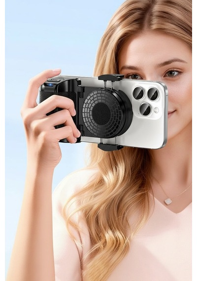 Vissona Goshot Trio Kumandalı Uzaktan Selfie Kiti Bluetooth Telefon Tutucu Çok Fonksiyonlu Çekim Aparatı