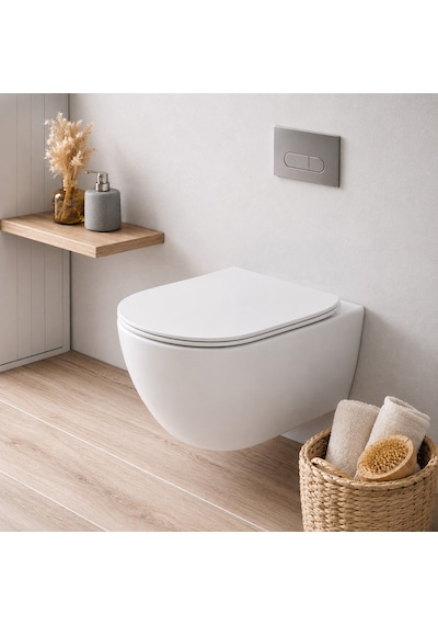 Ideal Standard Idealmood Asma Klozet Aquablade Thin Kapak Dahil Beyaz Soft Close T466501