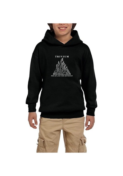 Zepplin Giyim Trivium The Sin And The Sentence Siyah Çocuk Kapşonlu Sweatshirt Zepplin Giyim Trivium The Sin And The Sentence Siyah Çocuk Kapşonlu Sweatshirt
