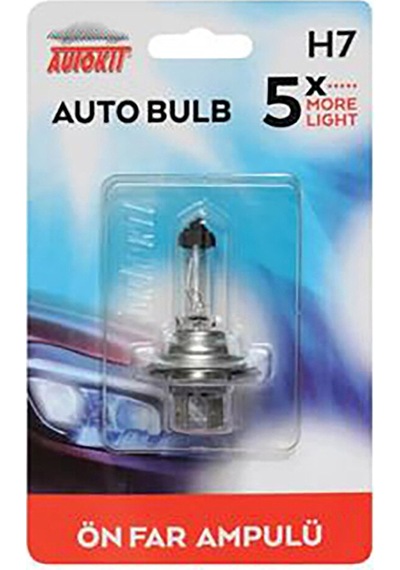 2 Adet Autokit Oto Ampul 12v H7