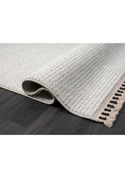 Çam Halı Solo Ef005a Krem Bej İskandinav Tarzı Modern Desen Halı