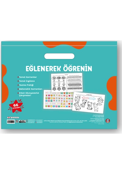 Okula Hazırlık Eğlenceli Aktivite Kitabım