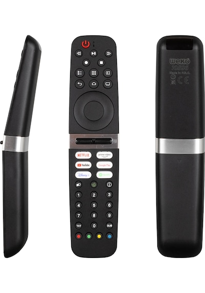Weko Kl Arçelik  Uyumlu Youtube-spotıfy-google Play-disney+ Tuşlu Lcd Led Tv Kumanda