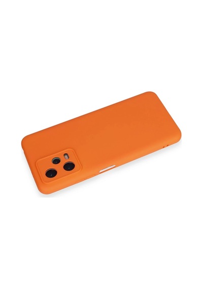 Newface - 348 - Xiaomi Redmi Note 12 5g Kılıf Nano İçi Kadife Silikon - Lvsqvr - - Turuncu