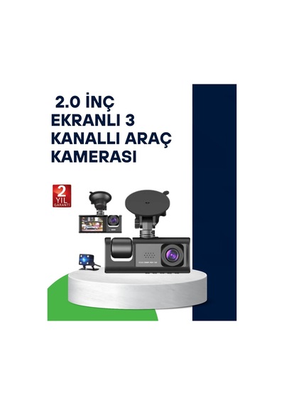 Üç Kameralı Araç Kamerası Full Hd Gece Görüş G-sensör - Hs08378466-7937 Renkli Üç Kameralı Araç Kamerası Full Hd Gece Görüş G-sensör - Hs08378466-7937 Renkli