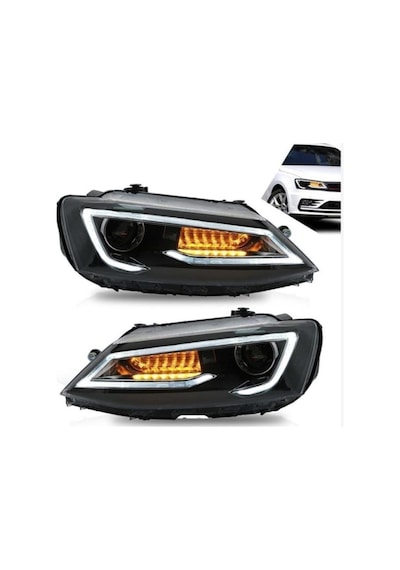 Vw Jetta İle Uyumlu Audı Dızayn Far 2011-
