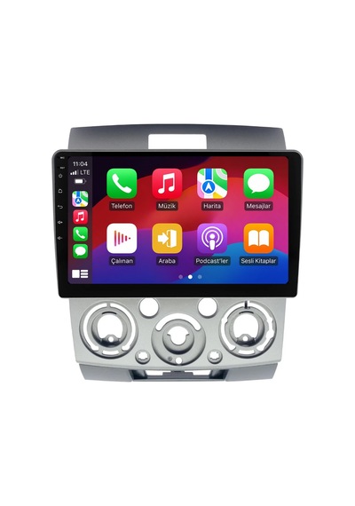 Ford Ranger 2007-2011 Android Multimedya Carplay Android Auto Navigasyon Kameralı 4gb Ram 64gb 9"