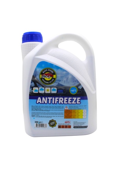 6'lı -40 İnorganik Mavi Antifriz 3 Litre