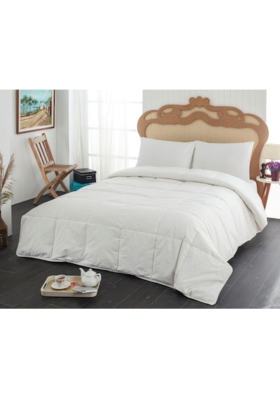 Komfort Home Tek Kişilik Kaz Tüyü Yorgan + Kaz Tüyü Yastık / 1 Ad