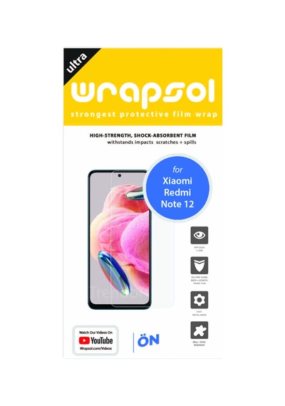 Xiaomi Redmi Note 12 4g Ekran Koruyucu Tam Kaplayan Esnek Film