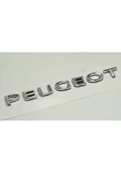 Dk Peugeot Bagaj Krom Abs 3m 3d Yazı Logo Amblem 13,5 Cm