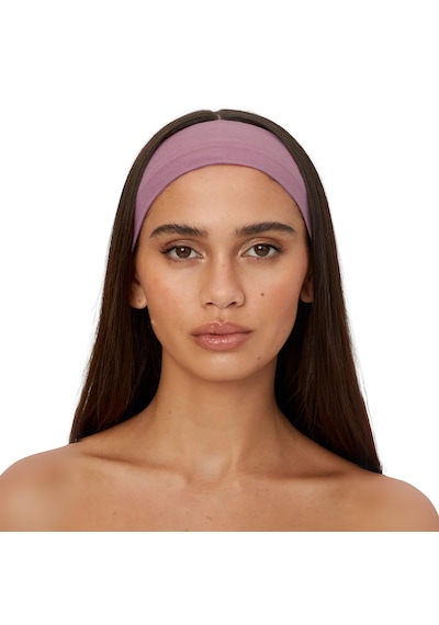 Saç Bandı Pamuk Kadın Bandana Spor Kafa Bandı Headband Pembe Açık Pembe