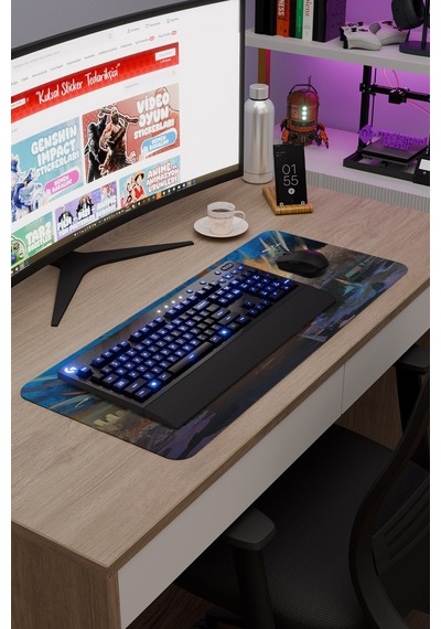 Disco Elysium Kaymaz Dikişli Kauçuk Oyuncu Mousepad V5 - 70x30 Xl Gaming Mouse Pad Fare Altlığı