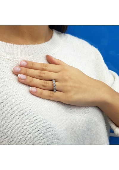Lova 1,20 Karat Efektli Pırlanta Yeditaş Yüzük - 1070221