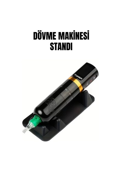 Kalıcı Makyaj Makine Standı - Esnek Dövme Makinesi Standı Siyah