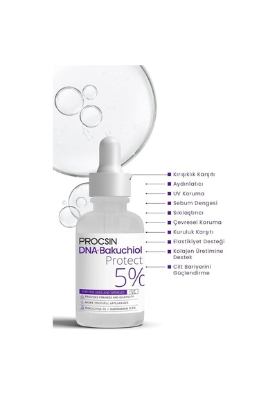 Dna-bakuchiol Kırışıklık Ve İnce Çizgi Karşıtı Sıkılaştırıcı Serum 30 Ml Diğer