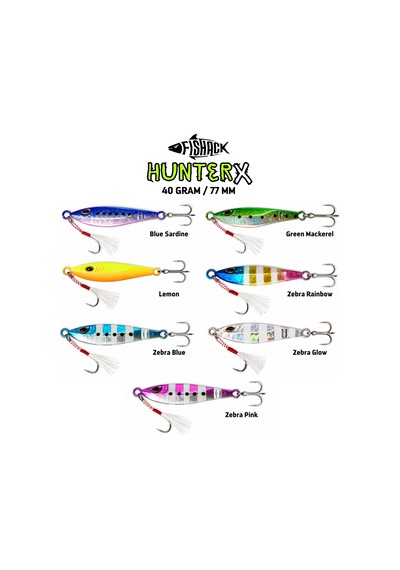 Metal Jig Yem - Fishack Hunterx - 40g 77mm - Renk Blue Sardine