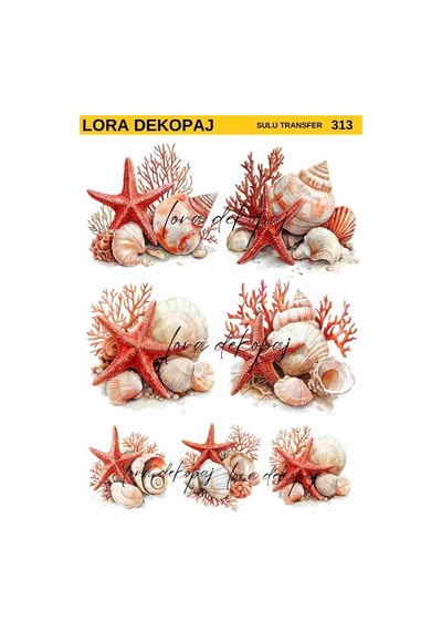 Lora Dekopaj Sulu Transfer Kağıdı - 313 25x35 Cm