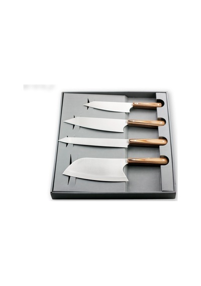 4'lü Șef Bıçağı Seti - Kiritsuke, Fileto & Doğrama Bıçağı, Şef Satırı Seti Diğer