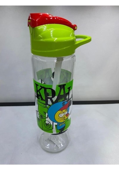 Kral Şakir Pipetli 630 Cc Desenli Tritan Matara