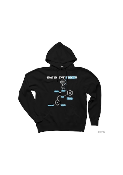 Dna Of The Trakya Siyah Kapşonlu Sweatshirt Hoodie Siyah