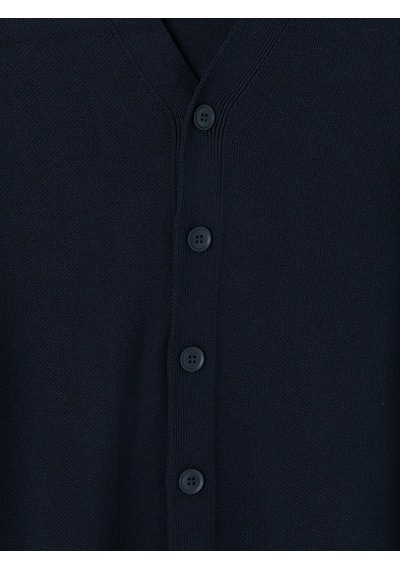 Lcwaıkıkı Classic Lacivert Regular Fit V Yaka Erkek Triko Hırka