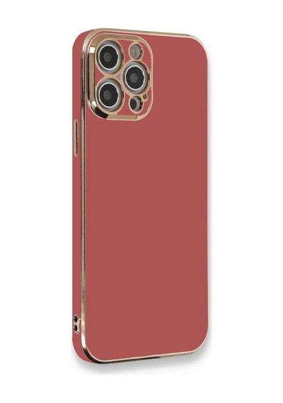 Apple İphone 12 Pro Kılıf Volet Silikon - Kırmızı 0.2M-Çok Renkli